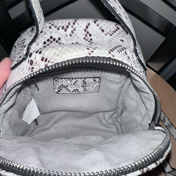 Steve Madden Snakeskin Pattern Mini Backpack - Picture 4 of 8